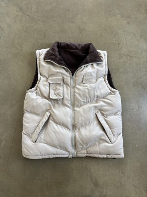 Puffer vest double side