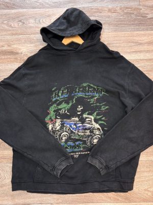 Represent Speed Reaper Hoodie – Washed Black