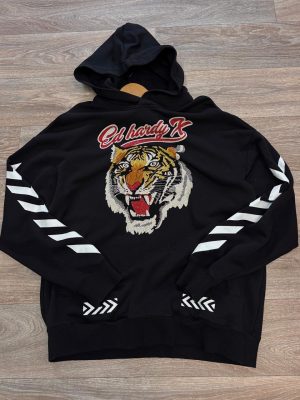 Ed Hardy Tiger Rhinestone Hoodie